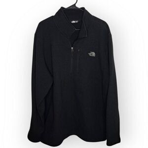 The North Face Black Zip Up Sweater